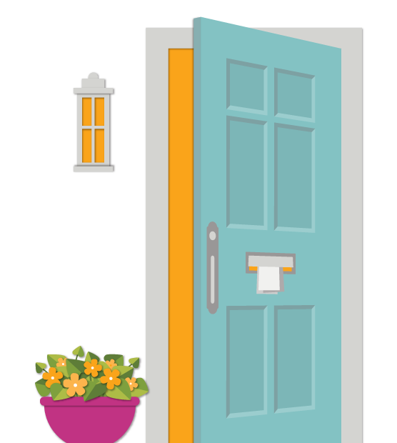 images/Personal/Loans/Misc/RE-Open-doors-cerulean-556x620.png Illustration of a blue front door